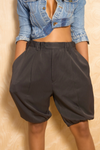 *Ashy black Bermuda shorts (S/M) - FINAL SALE