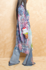 *Tropical Pattern print kimono