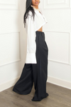 Black widely vintage slacks  vintage (S/M)