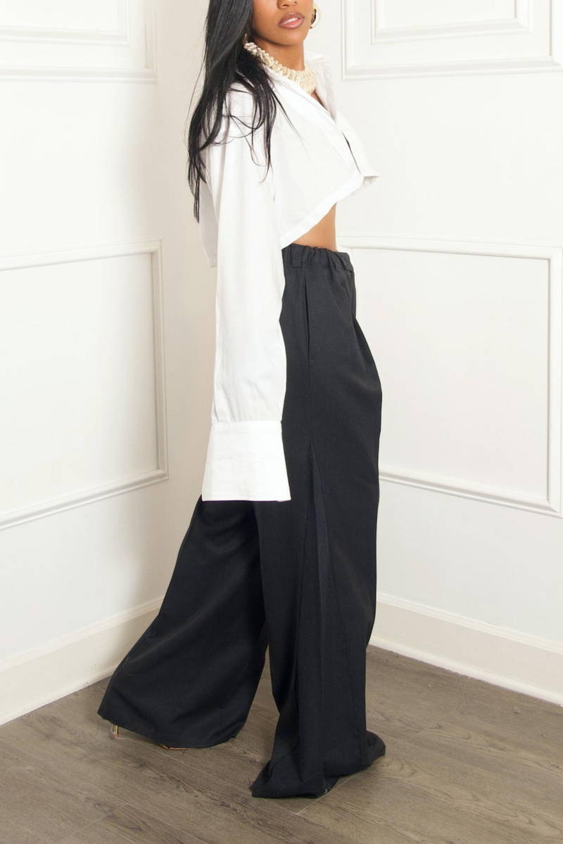 Black widely vintage slacks  vintage (S/M)