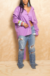 Medium washed Painted Distressed Ripped Levi jeans