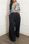 Black widely vintage slacks  vintage (S/M)