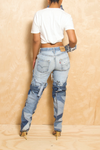 *Knee High Denim Patchwork Leg Warmers - FINAL SALE