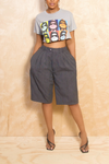 *Eazy-E upcycled Crop top Graphic Tee (S) FINAL SALE