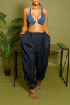 Navy Blue jogger slacks