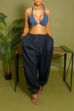 Navy Blue jogger slacks