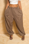 *Adjustable Muddy Patchwork Jogger Slacks (One Size) - FINAL SALE
