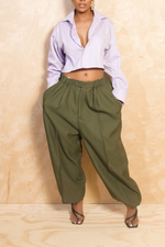 *Purple Vintage long sleeve crop top (M/L) FINAL SALE
