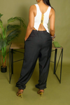 Black jogger slacks