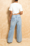 *Light Wide Leg Holey Jeans (5/6) - FINAL SALE