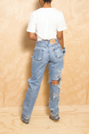 *Big Blue Hole Distress jeans (31) - FINAL SALE