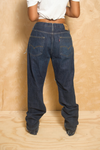 *Super Dark Distressed Blue Jeans (36-9/10) - FINAL SALE