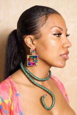 *Turquoise Serpent Collar Necklace FINAL SALE