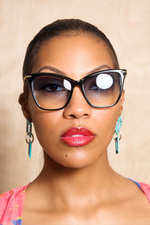 *Black Cat-Eye Gradient Sunglasses FINAL SALE