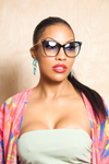 *Black Cat-Eye Gradient Sunglasses FINAL SALE