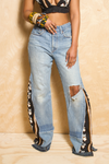 African Heritage wide leg jeans