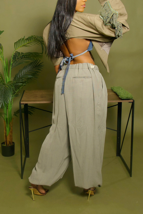 Light Olive jogger slacks