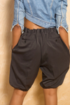 *Ashy black Bermuda shorts (S/M) - FINAL SALE