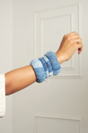 Mix match Denim on Denim Big/Small Bangles 4 Stack