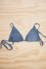 Medium light Denim bralette