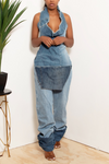Custom Denim Halter Tops