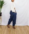 Dark Vintage elastic Denim jeans (S/M/L/XL)