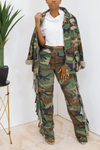 True Woodland Camo Distressed Jacket