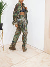True Woodland Camo Distressed Jacket