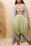 Taupe Bandeau resort tie top