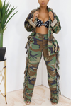 True Woodland Camo Distressed Jacket