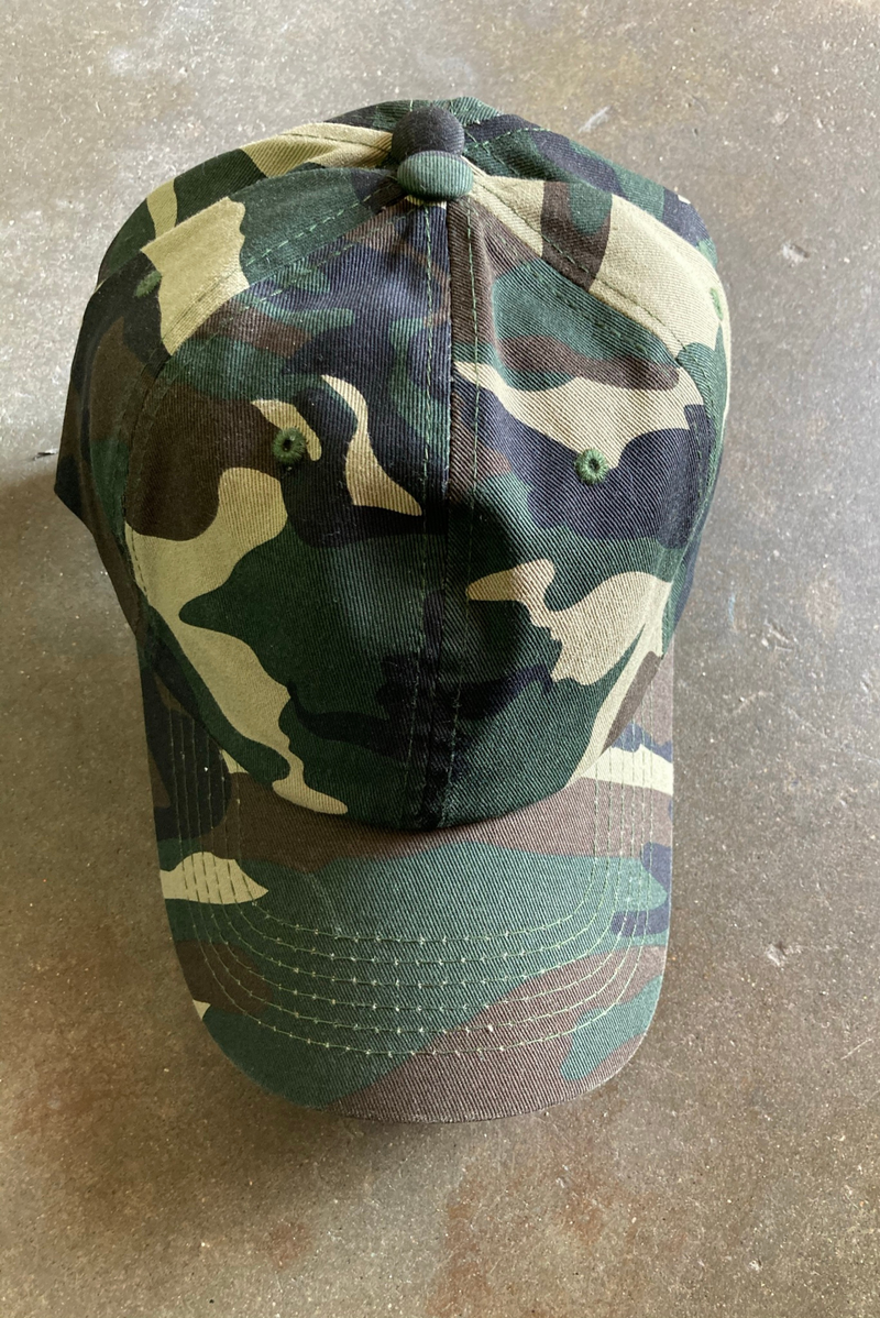 Woodland Camo Army Fatigue Cap FINAL SALE iAMMI