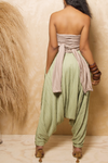Taupe Bandeau resort tie top
