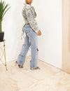 ACU Desert digital Distressed crop Jacket