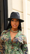 Black fadora hat- FINAL SALE